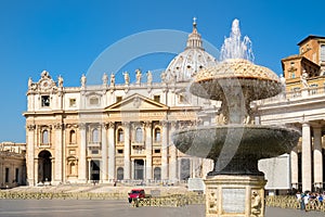 The Papal Basilica of Saint Peter at the Vatican