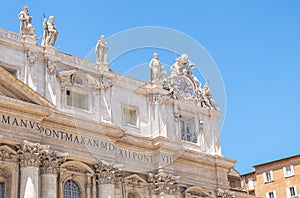 St. Peter`s Basilica in the Vatican