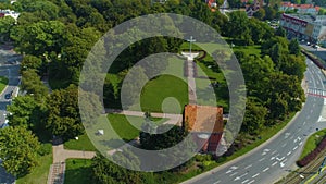 Papal Cross Elblag Krzyz Papieski Aerial View Poland