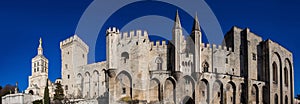 The Papal palace at Avignon France