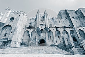 Papal Palace, Avignon, Provence, France, Europe