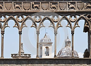 Papal Palace. Viterbo. Lazio. Italy.