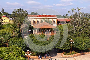 Central garden  in Papantla, veracruz, mexico I