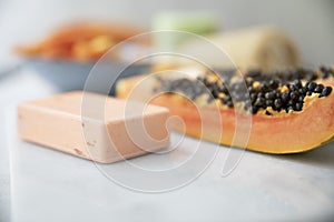 Papaya Extract Soap