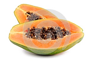 Papaya fruit isolated