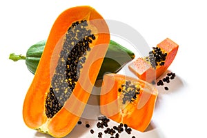 Papaya fruits