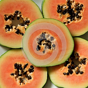 Papaya Slices