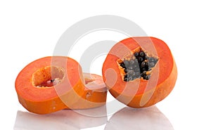 Papaya slices