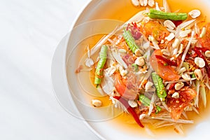 papaya spicy salad - somtam