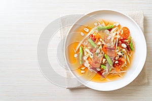 papaya spicy salad - somtam