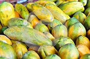 Papayas for sale in Costa Rica