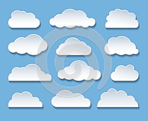 Paper 3d cloud collection