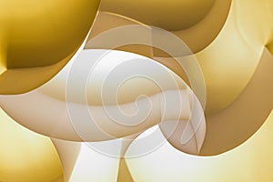 Paper Abstracts in gold photo