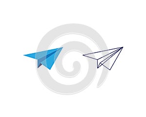 Paper Airplane icon vector illustration