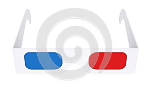 Paper anaglyph glasses