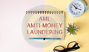 Paper with Anti-money laundering AML