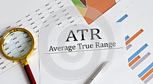 Paper with ATR - Average True Range on a chart