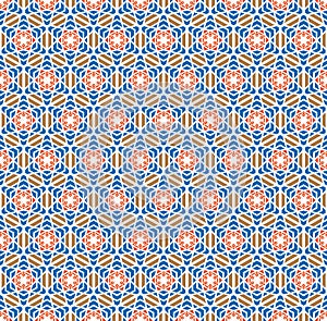 Winter christmas hexagonal background