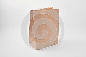 Paper bag for food products. fast food packaging