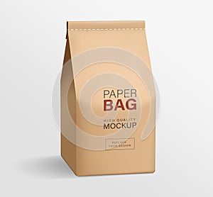 Paper bag packaging mockups