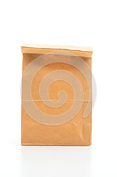 paper bag on white background