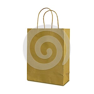 Paper bags isolated on white background