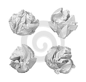 Paper ball office frustration waste