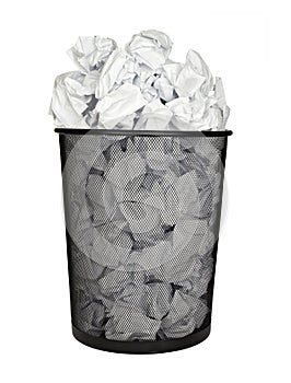 Paper ball waste paper bin office business