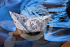 Paper Boat Help Stress Anxiety photo