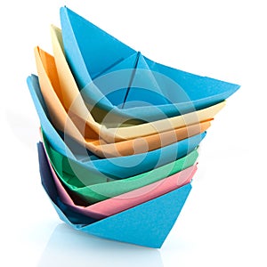 Paper boats