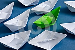 Paper boats
