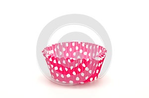 Paper case pink for cupcakes