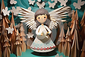 Paper Christmas Angel