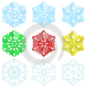 Paper Christmas Snowflakes