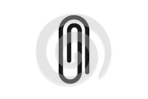paper clip, office tool logo icon design inspiration.