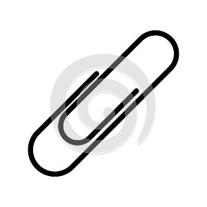 Paper clip office vector design isolated on white