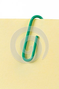 Paper Clip with Sticky Post