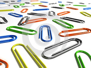 Paper clips photo