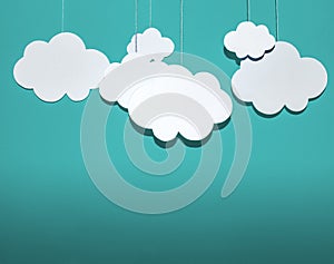 Cloud simple concept ideas minimalist