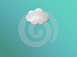 Cloud simple concept ideas minimalist