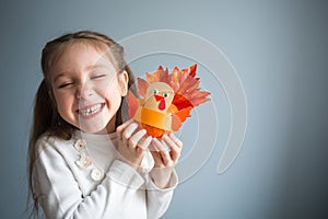 Paper craft for kids. DIY Turkey