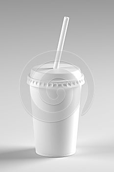 Paper Cup 3d illustration