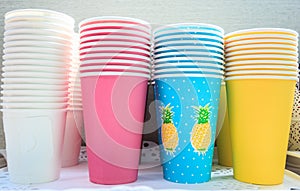 Paper cup stack