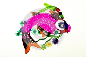 Paper cut fish