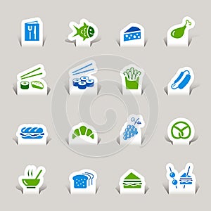 Paper Cut - Food Icons photo