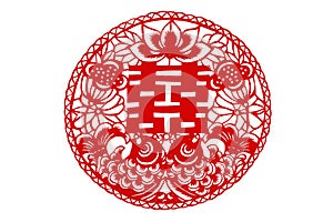 Paper cut for wedding