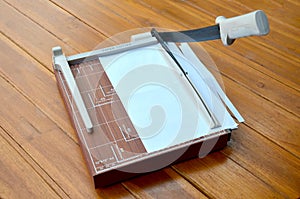 Paper Cutter cutting paper