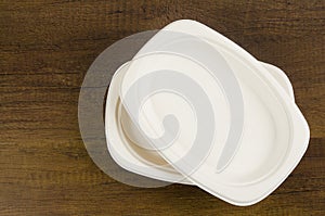 Paper dish food boxs made from bagasse