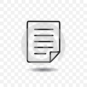 Paper document icon.