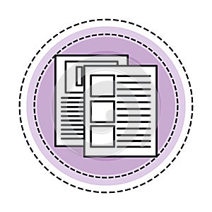 paper documents file icon